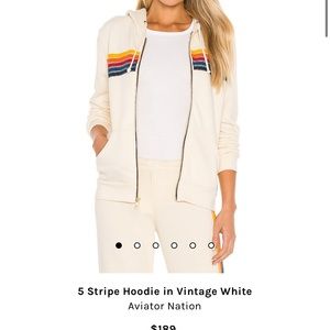 Aviator Nation zip up hoodie.